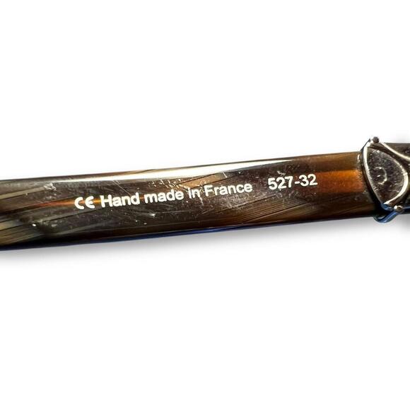 Robert Marc 527-32 Sunglasses Handmade in France Brown Tortoise Shell Frame Case - Picture 10 of 10